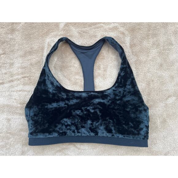 Lole Black Velvet Bralette Top Women’s Size Small - Picture 1 of 7